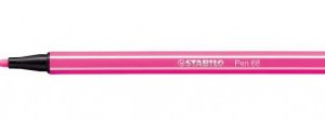 ROTULADOR PUNTA FIBRA MEDIA 1MM. PEN 68 ROSA NEON STABILO 68/056
