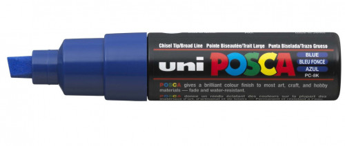 MARCADOR PC-8K POSCA PUNTA B 8MM. AZUL UNI-BALL 300491000