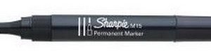 MARCADOR PERMANENTE M15 PUNTA REDONDA NEGRO SHARPIE S0192584