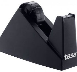 DISPENSADOR SOBREMESA "PORTARROLLOS" EASY CUT ECONOMY PARA ROOLLOS DE 66M. NEGRO TESA 57431-00000-02