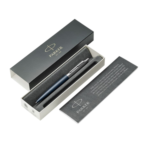 BOLÍGRAFO JOTTER XL PRIMROSE AZUL MATE RIBETE DE COLOR CROMO PLUMÍN MEDIO TINTA AZUL PARKER 2068359 - Imagen 3