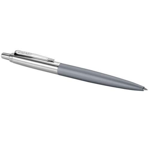 BOLÍGRAFO JOTTER XL ALEXANDRA GRIS MATE RIBETE DE COLOR CROMO PLUMÍN MEDIO TINTA AZUL PARKER 2068360 - Imagen 2