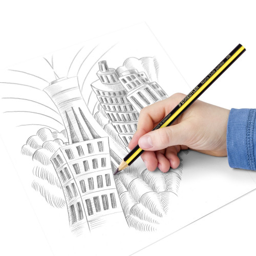 LAPIZ TRIANGULAR NORIS CLUB MINA 4MM. HB STAEDTLER 119 - Imagen 2