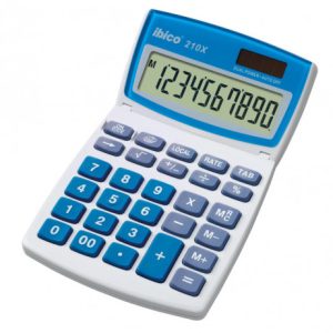 CALCULADORA DE SOBREMESA DE 10 DIGITOS MODELO 210X SOLAR / PILA IBICO IB410079