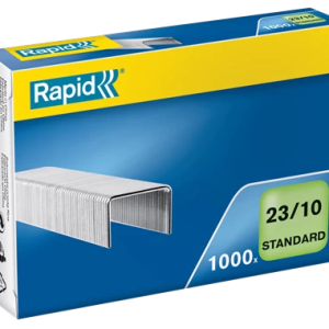 CAJA DE 1000 GRAPAS TIPO 23/10 GALVANIZADAS PARA GRAPADORAS DE GRUESOS RAPID 24869300