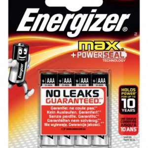 BLISTER 4 PILAS MAX TIPO LR03 (AAA) ENERGIZER E301532000