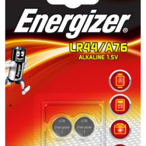 BLISTER 2 PILAS DE BOTON MODELO A76/LR44 ENERGIZER 639317