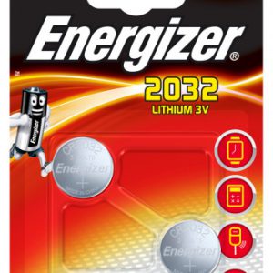BLISTER 2 PILAS DE BOTON MODELO CR 2032 ENERGIZER E301021401