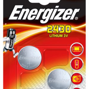 BLISTER 2 PILAS DE BOTON MODELO CR2430 ENERGIZER E300830301