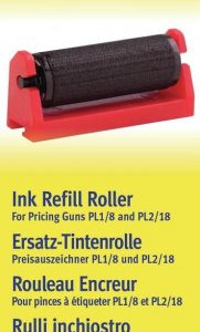PACK 5 RODILLOS DE TINTA PARA ETIQUETADORAS PL 1/8, PL 2/18 AVERY IRAV5