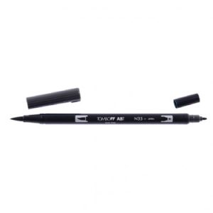 ROTULADOR DOBLE PUNTA PINCEL COOL GRAY 12 COLOR GRIS TOMBOW ABT-N35
