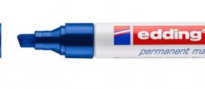 MARCADOR PERMANENTE PUNTA BISELADA 1-5MM Nº1 AZUL EDDING 1-03