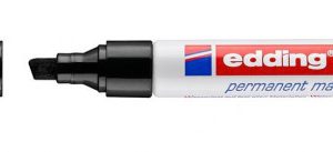 MARCADOR PERMANENTE PUNTA BISELADA 1-5MM Nº1 NEGRO EDDING 1-01