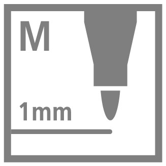 ROTULADOR PUNTA FIBRA MEDIA 1MM. PEN 68 LILA CLARO STABILO 68/59 - Imagen 2
