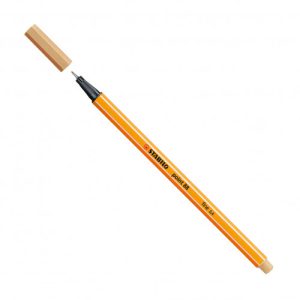 ROTULADOR PUNTA FINA POINT 88 0.4MM OCRE CLARO STABILO 88/88