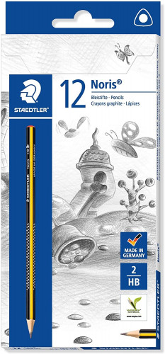 LAPIZ TRIANGULAR NORIS CLUB MINA 2MM. HB STAEDTLER 183-HB - Imagen 4