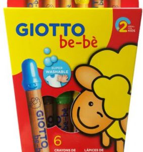 ESTUCHE 6 LÁPICES BE-BÈ SÚPER + SACAPUNTAS. GIOTTO F46960000