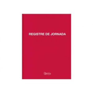 Miquelrius 5390 registro comercial (libro) Rojo 40 hojas