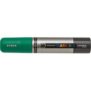 MARCADOR PERMANENTE MARK ALL VERDE ESMERALDA 15 MM LYRA GROOVE L6840063