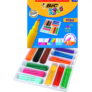 ESTUCHE 144 ROTULADORES DE 12 COLORES DIFERENTES BIC 887837