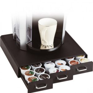 ORGANIZADOR LA HORA DEL CAFÉ 3 CAJONES PARA CÁPSULAS 325X340X65 MM NEGRO ARCHIVO 2000 CD902 NE