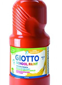 Giotto Témpera Escolar 500 ml Botella Rojo