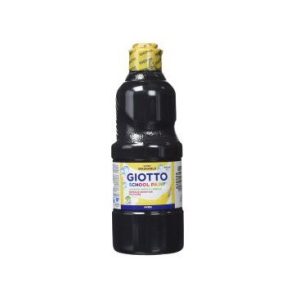 Giotto F535324 tempera 500 ml Botella Negro