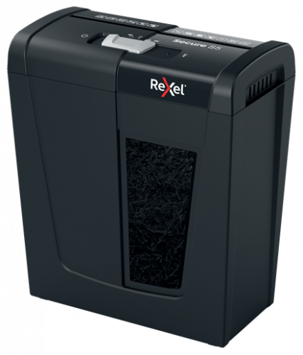 Rexel Secure S5 triturador de papel Corte en tiras 70 dB Negro - Imagen 4