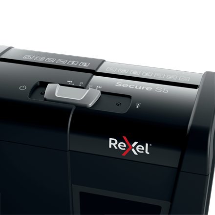 Rexel Secure S5 triturador de papel Corte en tiras 70 dB Negro - Imagen 6