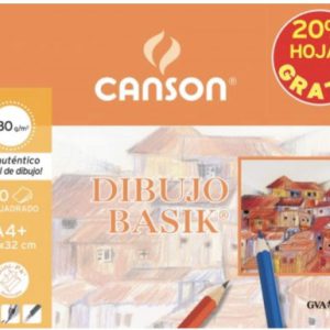 MINIPACK PROMO 24X32 10H DIBUJO BASIK RECUADRO 130G 20% HOJAS GRATIS GUARRO CANSON C400110487