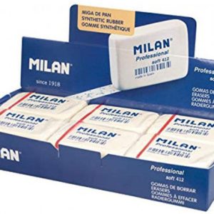 CAJA 12 GOMAS PROFESSIONAL SOFT 412, ENVUELTAS INDIVIDUALMENTE NUEVO MILAN CMM412CF