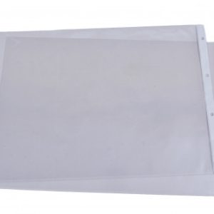 CAJA 50 FUNDAS FORMATO A3 APAISADO PVC 4 TALADROS CON REFUERZO 100 MICRAS IBERPLAS 220A50