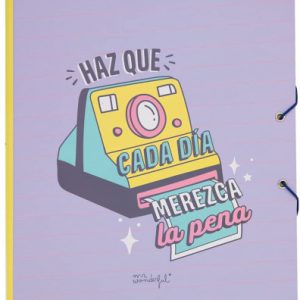 CARPETA SEPARADORA - HAZ QUE CADA DÍA MEREZCA LA PENA MR WONDERFUL WOA11105ES