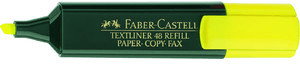 MARCADOR FLUOR TEXTLINER AMARILLO FABER CASTELL 154807