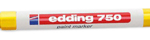 MARCADOR PERMANENTE 2-4MM 750 AMARILLO EDDING 750-5