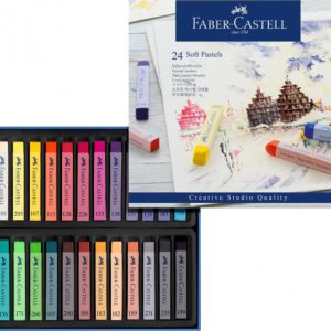 ESTUCHE 24 BARRAS SOFT PASTEL FABER CASTELL 128324
