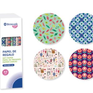 PAPEL DE REGALO TODO TIEMPO FUNNY 100X300 CM BISMARK 329861