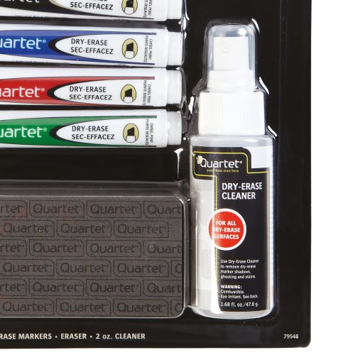 KIT PIZARRA BLANCA (4 ROTULADORES, BORRADOR, SPRAY LIMPIADOR) NOBO 1903798 - Imagen 2