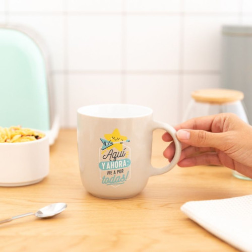 TAZA - AQUÍ Y AHORA: ¡VE A POR TODAS! MR.WONDERFUL WOA11292ES - Imagen 4