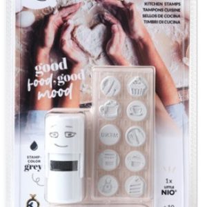 BLISTER IMPRENTILLA LITTLE NIO 10 PICTOS TEMÁTICA "COCINA" COLOP NIL008