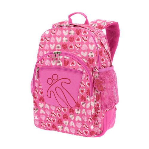 MOCHILA CRAYOLES REFUERZO CAUCHO+BOLSILLOS ROSA/CORAZONES TOTTO MA04ECO029-1710N-1I3 - Imagen 3