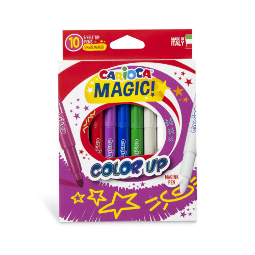 CAJA 10 ROTULADORES MÁGICOS COLOR UP CARIOCA 43181