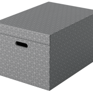 PACK 3 CAJAS GRISES 510X355X305MM ESSELTE 628287