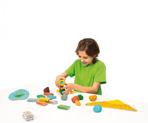 CAJA PLASTILINA 18 PASTILLAS DE 50GR GAMA NATURE COLORES SURTIDOS (3 UDS X COLOR) JOVI 70/18N - Imagen 6