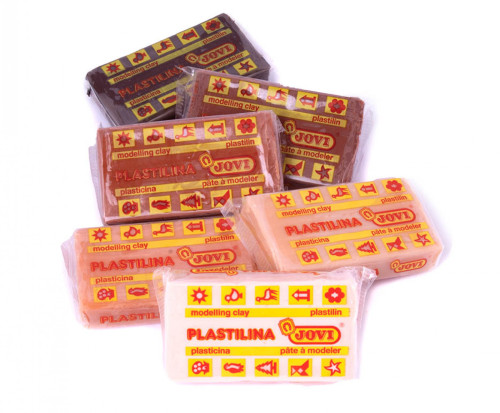 BANDEJA PLASTILINA 6 PASTILLAS 50GR COLORES SURTIDOS GAMA MULTICULTURAL JOVI 70/6M - Imagen 2