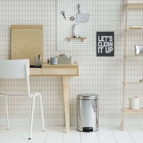 Brabantia 113581 papelera 12 L Alrededor Acero inoxidable - Imagen 4
