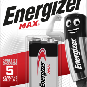 Energizer Max – 9V Batería de un solo uso Alcalino