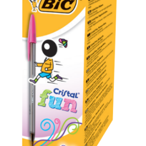 BIC Cristal Fun Rosa Bolígrafo 20 pieza(s)