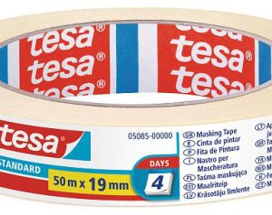 TESA 05085-00000-02 cintas de pintar 50 m Cinta de pintor multiusos Apto para uso en interior Adecuado para uso en exteriores Papel Amarillo