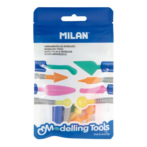 Milan Herramientas de modelado (2 mangos y 8 puntas) - Imagen 2